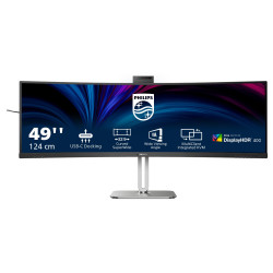 Monitor led 48.8'' philips 49b2u5900ch quad hd 5120x1440p