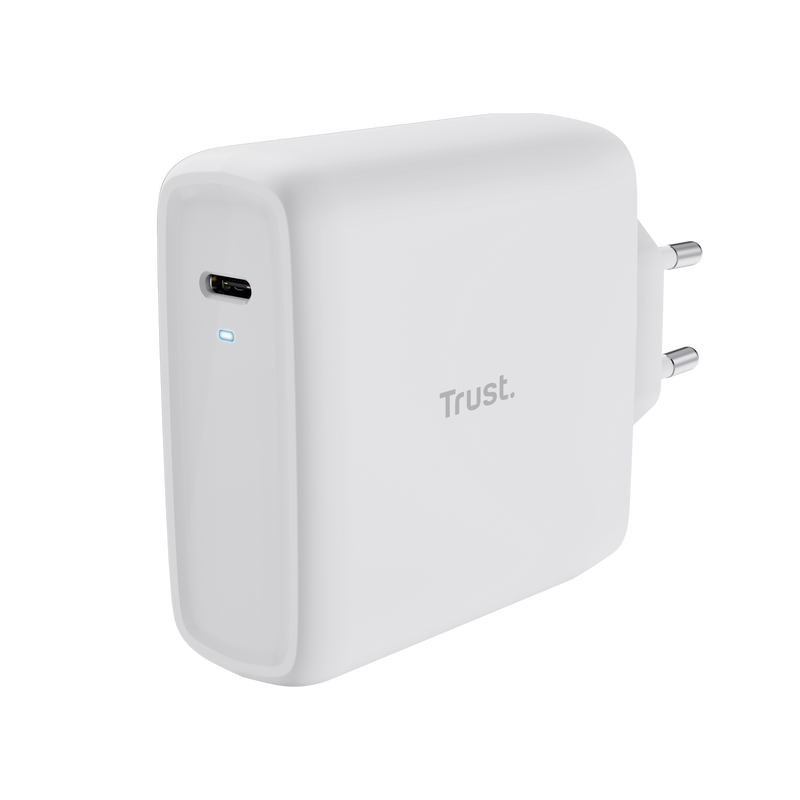 Alimentatore da rete trust maxo usb-c 100w bianco [25140]