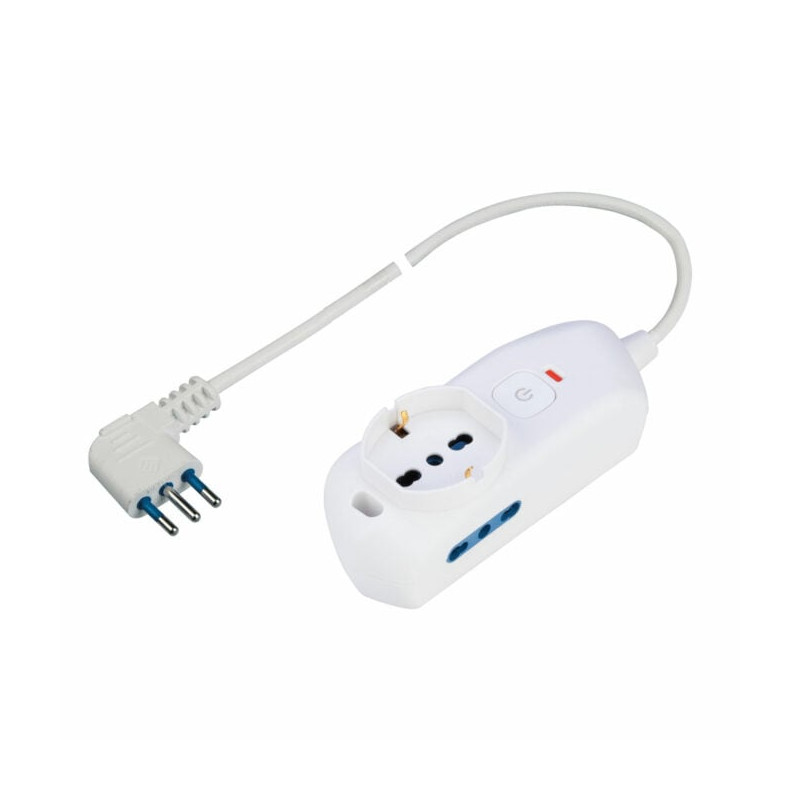 Presa multipla polypool pp2511xl 1.5m bianco [pp2511xl]