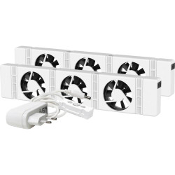 Set ventilatore speedcomfort duo bianco amplificatore per termosifoni