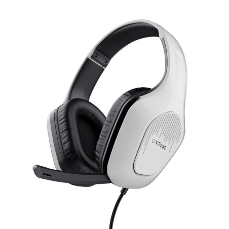 Cuffie gaming trust gxt 415ps zirox wired nero/bianco