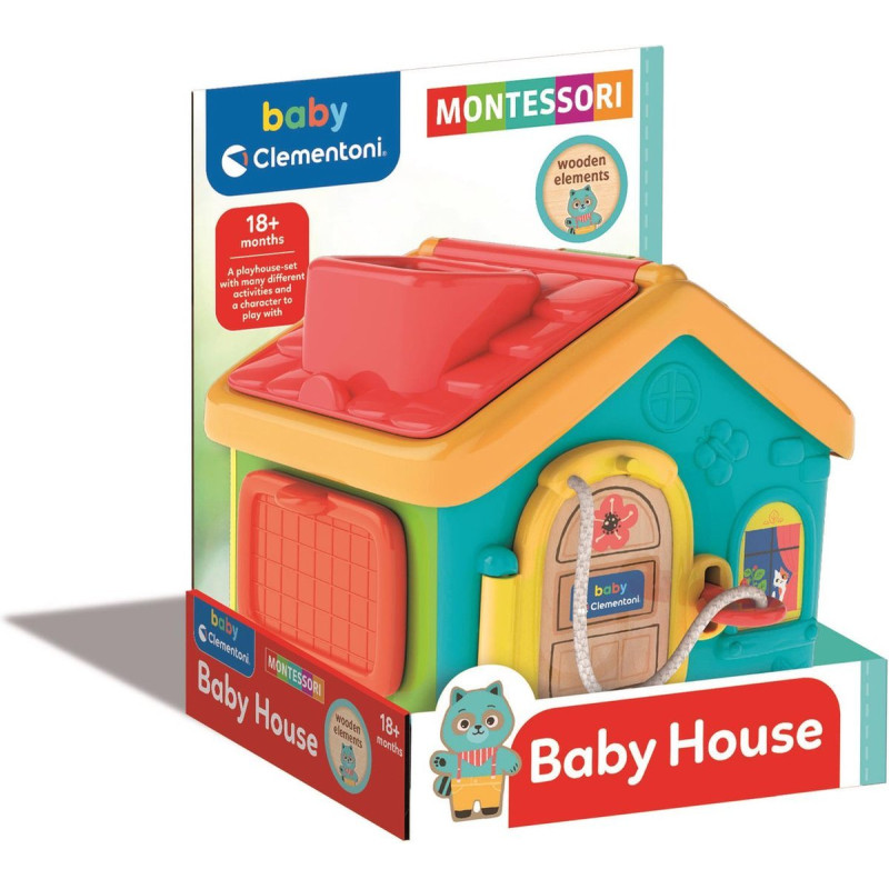 giocattolo clementoni montessori baby la casa degli armadietti multicolore
