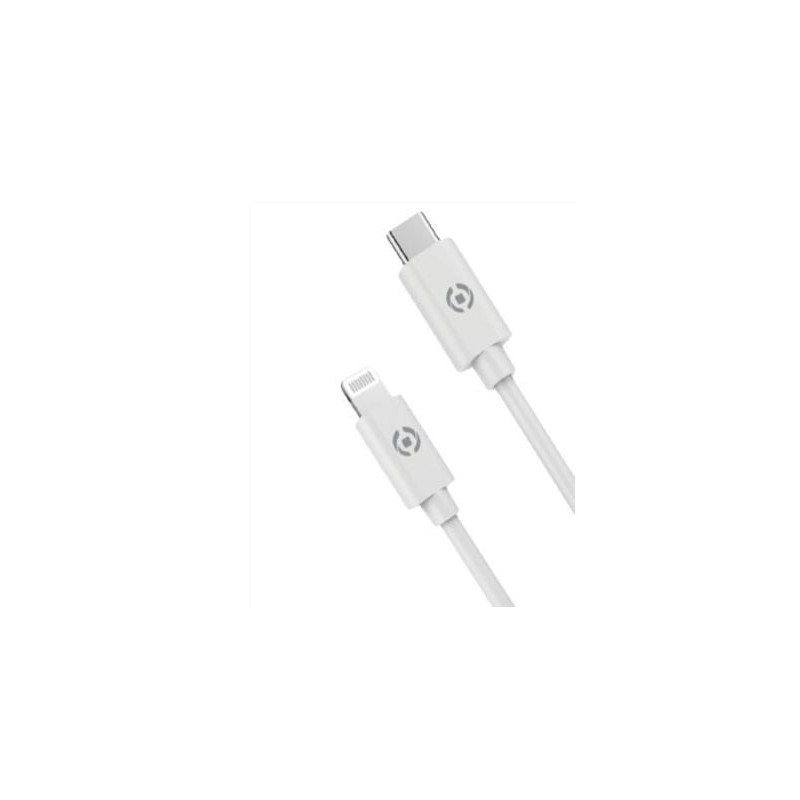 Cavo celly usb-c 1m bianco [pcusbclightwh]