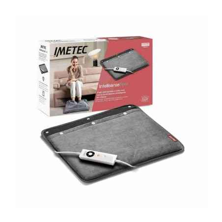 Termoforo imetec scaldapiedi 48x50cm grigio