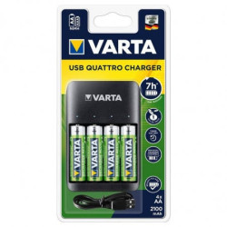 Caricabatterie varta con batteria 4xaa/2100mah