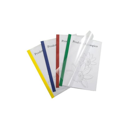 Cartellina trasparente sei rota 10 pz. poli 200 rosso 21x29,7 [66230512]