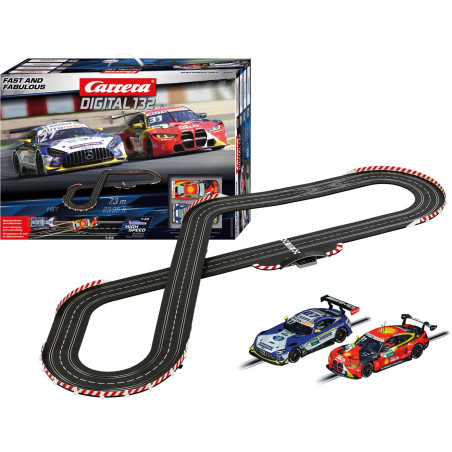 Modellino carrera digital 132 dtm starter kit veloce e favoloso 1/32