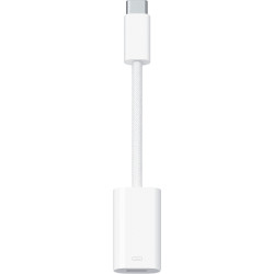 Adattatore apple muqx3zm/a usb c a lightning bianco