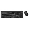 Kit tastiera atlantis land p013-ax280g+m con mouse wireless nero