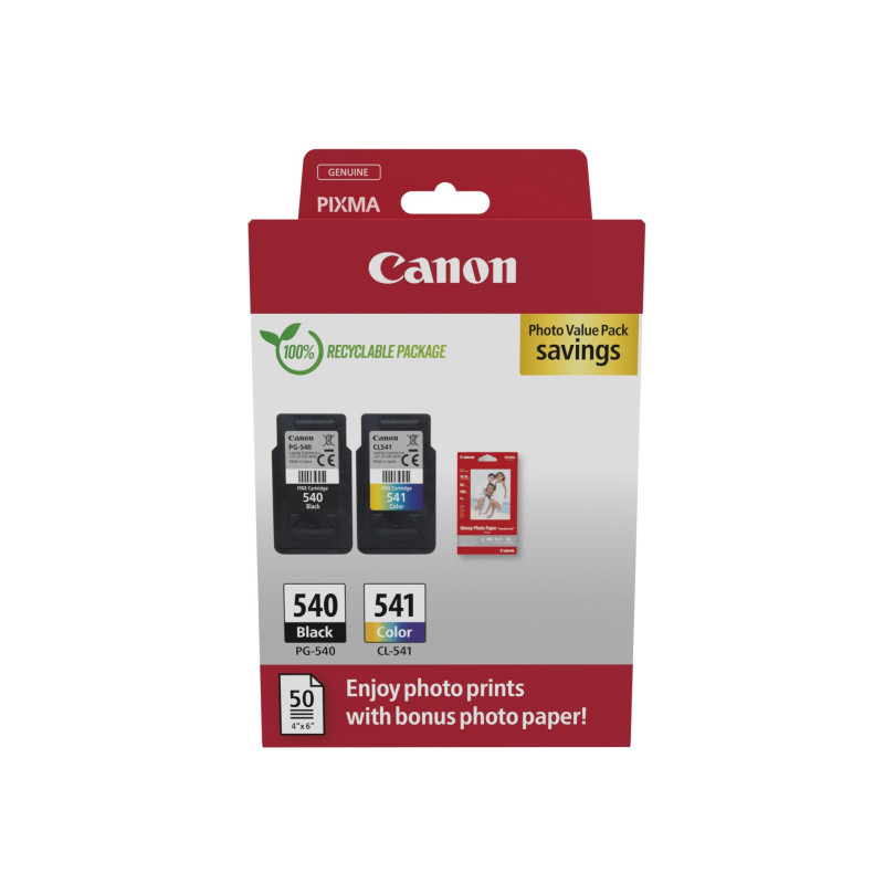 Cartuccia canon 5225b013 value pack nero/ciano/magenta/giallo 2pz
