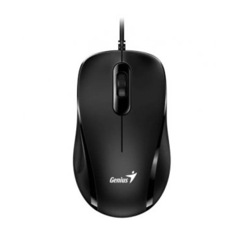 Mouse genius edx-101 ottico usb 1000dpi 3pulsanti nero [31010026401]