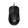 Mouse genius edx-101 ottico usb 1000dpi 3pulsanti nero [31010026401]