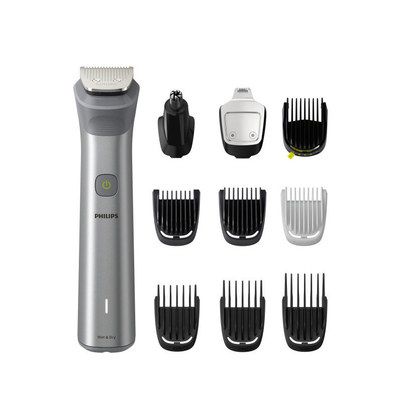 Regolabarba philips all-in-one trimmer serie 5000 in acciaio