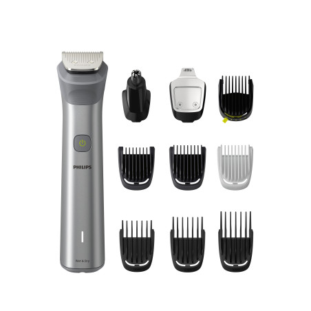 Regolabarba philips all-in-one trimmer serie 5000 in acciaio