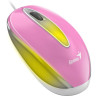 Mouse genius dx-mini a led rgb/ottico/usb 1000dpi 3pulsanti rosa