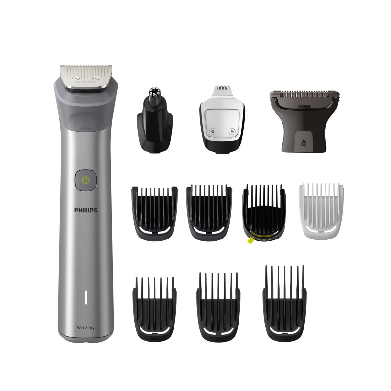 Regolabarba philips all-in-one trimmer serie 5000 in acciaio