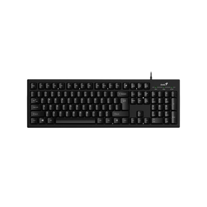 Tastiera smart genius computer technology kb-100 full-size/qwerty/dritto/usb/440.51x20.07x139.67mm/cavo1.5m