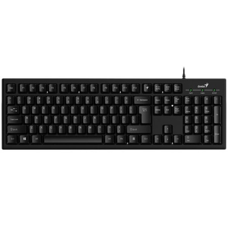 Tastiera smart genius computer technology kb-100 full-size/qwerty/dritto/usb/440.51x20.07x139.67mm/cavo1.5m