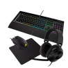 Set videogioco corsair ch 9226b65 it 4in1 gaming bundle nero
