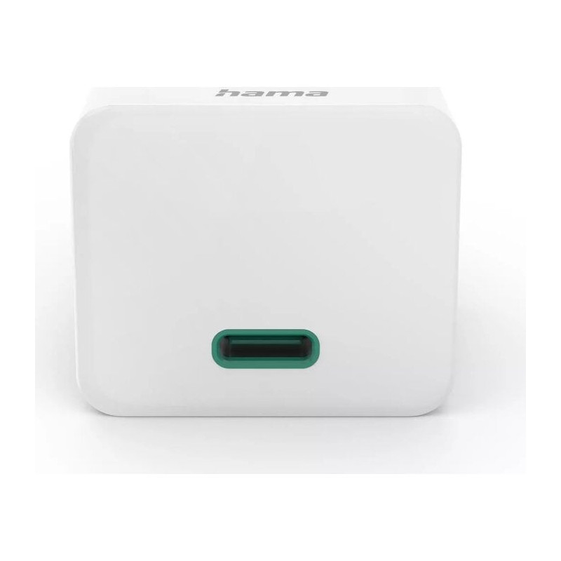 Alimentatore da rete rapido hama usb-c 30w 100-240v bianco