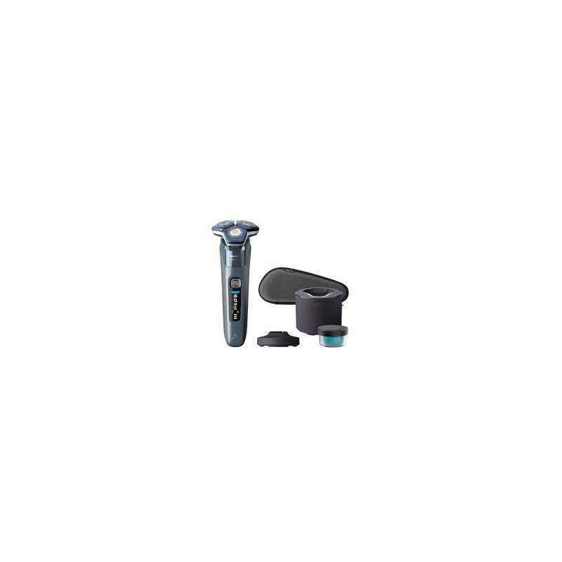 Rasoio elettrico philips shaver series 7000 wet & dry blu [s7882/55]