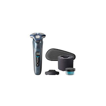 Rasoio elettrico philips shaver series 7000 wet & dry blu [s7882/55]