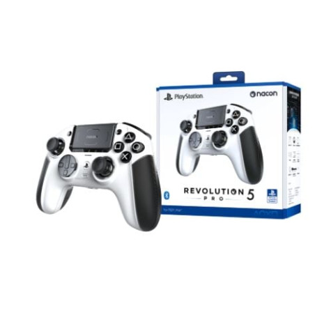 Controller nacon revolution 5 pro per pc/ps 4/ps 5 nero/bianco