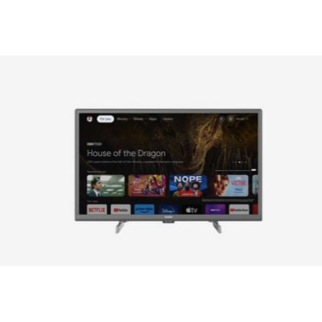 Tv led 24" saba sa24s78gtv hd 1366x768p smart tv classe e grigio