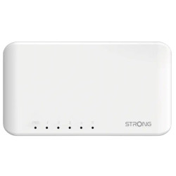 Switch strong sw5000p 5 porte gigabit ethernet 10/100/1000 bianco