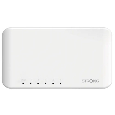 Switch strong sw5000p 5 porte gigabit ethernet 10/100/1000 bianco
