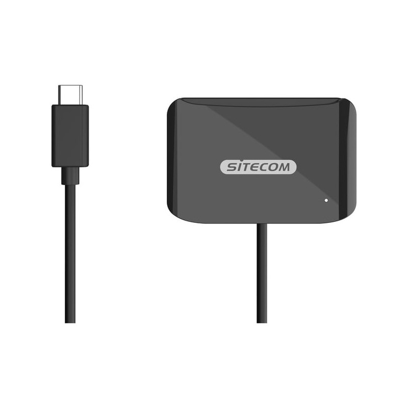 Lettore di carte sitecom usb c contactless id 480mbps grigio