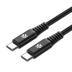 Cavo celly usb-c/usb-c sync & charge 2m nero [usbcusbc100wbk]