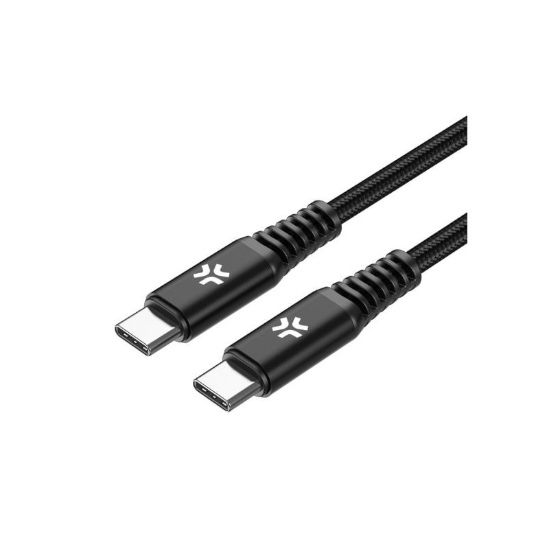 Cavo celly usb-c/usb-c sync & charge 2m nero [usbcusbc100wbk]
