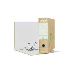 Registratore esselte oxford green g83 28.5x31cm/dorso 8cm/cartone