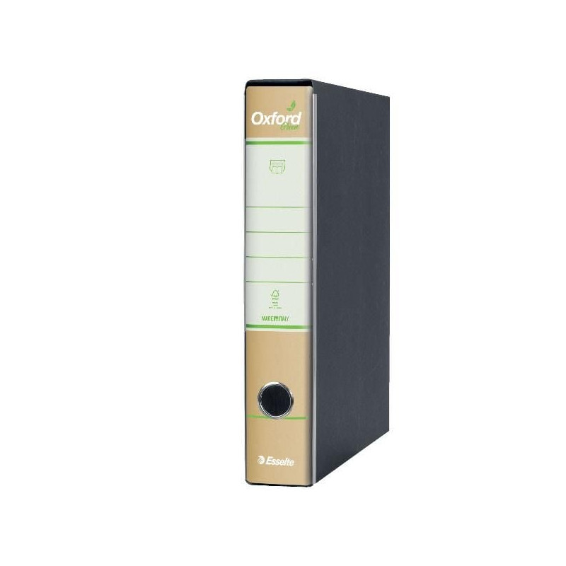 Registratore esselte oxford green com g82 31.5x29.5cm/dorso 5cm/cartone