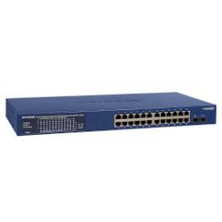 Switch netgear 24x ge smart 24port gb blu [gs724tp-300eus]