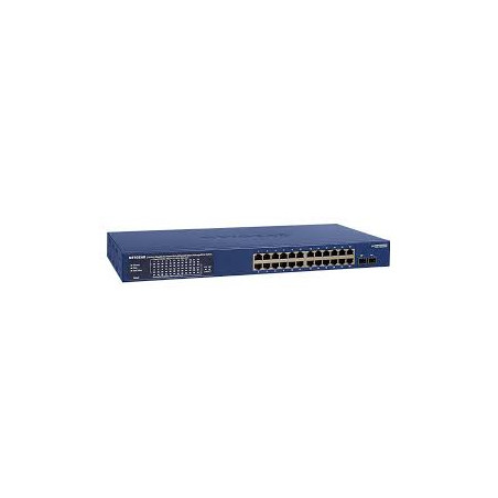 Switch netgear 24x ge smart 24port gb blu [gs724tp-300eus]