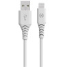 Cavo celly sbs usb a lightning per iphone 1.5m bianco [grsusblightwh]