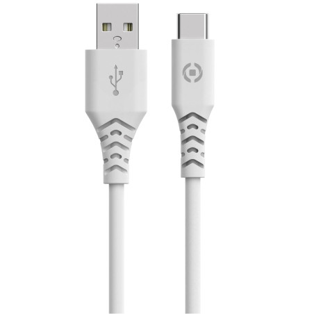 Cavo di ricarica celly sbs usb 1.5m per smartphone bianco [grsusbusbcwh]