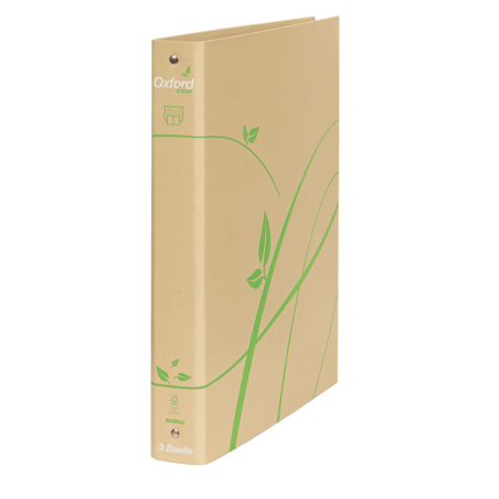 Raccoglitore ad anelli esselte oxford green a4 22x30cm avana [397850502]