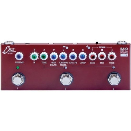 Pedale multieffetto eko baio a con ir iintegrati per chitarra acustica