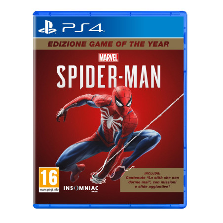 Videogioco ps4 sony avventura d'azione marvel spider-man