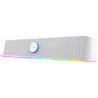 Soundbar trust gxt619w da gioco stereo con illuminazione rgb bianco