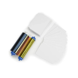 Nastri per stampante zebra media kit 400 immagini 24 mil 2 slot [106000-10l2]