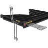 Mensola gestione cavi techly su rack 19'' 24 porte p.1000mm
