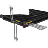 Mensola gestione cavi techly su rack 19'' 24 porte p.800mm