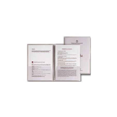 Cartellina trasparente sei rota 5 pz. con tasche capri 69/t2 21x29,7