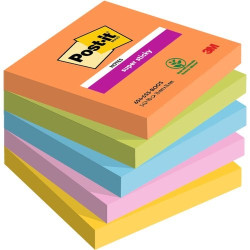 Foglieti adesivi post-it 654-5ss-boos 7.6x7.6cm 90fogli