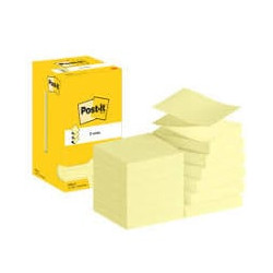 Foglieti adesivi post-it 3m r330 cy z 7.6x7.6cm 100fogli giallo