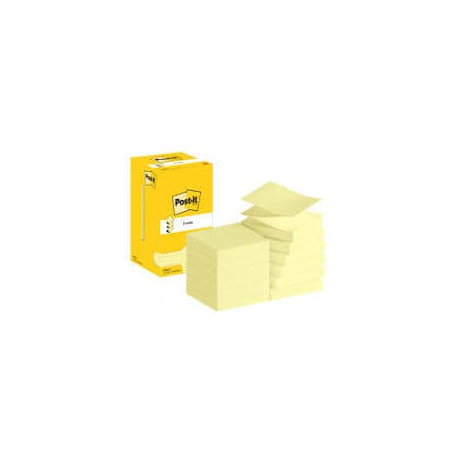 Foglieti adesivi post-it 3m r330 cy z 7.6x7.6cm 100fogli giallo